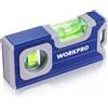 WORKPRO Mini Livella a Bolla Magnetica in Alluminio 115mm, Livella a Bolla Misurazione Orizzontale/Verticale, Adatto per uso domestico, ristrutturazione, fai da te