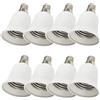 DZYDZR 8pcs Conversione Portalampada E14 a E27 Adattatore Adatto Per Lampadine a LED