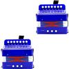2 Pack Giocattolo Fisarmonica Mini Strumenti Bambino Che Fa Primi Passi