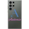 JGOYGYI Cover Trasparente Personalizzata Compatibile con Samsung Galaxy S24 S23 S22 S21 S20 FE Ultra S10 S9 S8 Plus S7 S6 Edge S5,Custodia Personalizzate con Iniziali & nome/Testi case