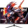 FYHXele Monitor 24 pollici 180hz, IPS, 1ms MPRT, monitor da gioco FHD 1080P, supporto 144hz/165hz/180hz, AMD Freesync Premium Display, Eye Care, DisplayPort, HDMI