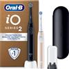 Oral-B iO Series 2 Spazzolino elettrico DUO Pack, Night Black/Calm Pink