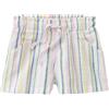 People Wear Organic Pantaloncini baby in cotone bio a righe multicolore