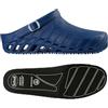 Scholl Clog Evo Blu + Scholl Solette Antistatiche PRO in Memory Cushion per Clog Evo - Blu/Nero