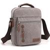 Foino Borse a Spalla Uomo Borse a Mano Grande Capacità Borsa a Tracolla Viaggio Borse e Messenger con Molte Tasche Borsa Laterale Durevole Sacchetto per Libri Scuola