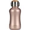 YOHKOH Mini borraccia termica con coperchio in bambù, piccola borraccia termica da 250 ml, per donne e bambini, per bevande calde per 12 ore e freddo per 24 ore, in acciaio inox, a prova di perdite,