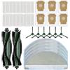 BRUVISH (25 pezzi) 105 Combo Accessori di ricambio per iRobot Roomba Combo 2 Essential, Roomba 105 Combo, 2 spazzole a rullo, 6 spazzole laterali, 6 filtri HEPA, 6 sacchetti raccoglipolvere, 5 panni per mocio