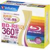 ビクター(VICTOR) Verbatim Mitsubishi 50GB 2x Speed BD-RE Blu-ray Re-Writable Disk 10 Pack - Ink-jet printable - Each disk in a jewel case (japan import)
