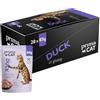 PrimaCat - Classico cibo umido per gatti, anatra in salsa arrosto, confezione da 28 da 85 g ciascuno