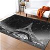 Mateju Tappeto Salotto Moderno, Torre Eiffel Stampa Tappeti Camera da Letto, Flanella rug Antiscivolo Lavabile per Salotto,Cucina,Bagno,Bambini Cameretta (60x90cm,Cielo Stellato)