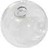 KCO Illuminazione Vetro Trasparente Globo Ombra di Ricambio Bubble Glass Paralume Copertura per Lampade Da Parete Applique Lampadario Lampada A Sospensione, Diametro 15 cm