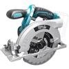 Dedra Sega circolare a batteria 18 V, DEDRA SAS+ALL DED7064, disco abrasivo Ø 165 mm, impugnatura morbida, peso ergonomico 2,8 kg, altezza di taglio 45° con sega circolare a batteria, ideale per legno