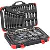 Vigor HAZET ViGOR Set di chiavi a bussola V3277N I Set da 212 pezzi I con cricchetti reversibili, prolunghe, punte e bussole varie I Set completo per luso manuale