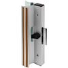 PRIME-LINE MP1005 Maniglie per Porta Scorrevole in Vetro, Stile Morsetto, Montaggio Superficiale, Alluminio, Nero, 1 Set