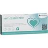 Tuttinfarma HIV 1/2 Test Rapido Autodiagnostico, Kit per Test Anticorpale, Risultati in 10 Minuti
