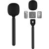 Kimyoaee Supporto magnetico portatile per DJI Mic Mini, 1/2, Rode Wireless GO II, Micro, Insta360 Air Handle, Rig, Interview Lavalier Wireless Microfono Adattatore Synco G1