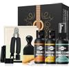 SHAEVLE Kit per la pulizia delle chitarre acustiche ed elettriche | Olio all'arancia per la finitura, olio al limone per la tastiera, detergente per corde, per la manutenzione della chitarra