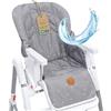 Totsy Baby Copri seggiolone pappa universale - copriseggiolone bambino e bambina cuscino imbottitura riduttore per sedia con un rivestimento impermeabile stabile certificato Oeko-Tex Galaxy