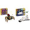 LEGO Creator 3in1 Animali Selvatici: Giocattolo Ragno Sorprendente - Si Trasforma in uno Scorpione o in un Serpente + Giocattolo Navetta Spaziale 3in1 a Astronauta a Nave Spaziale 31159 + 31134