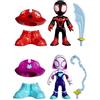 SPIDEY AND HIS AMAZING FRIENDS Hasbro Marvel, Spidey e i suoi fantastici amici, Water-Webs, giocattoli di Miles Spin Morales pirata e Ghost-Spider pirata