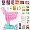 Battat - Carrello della spesa - Carrello della spesa e cibo giocattolo - Giocattolo da cucina per bambini e ragazzi - Gioco di finzione - 2 anni +
