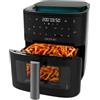 Cecotec Friggitrice ad aria senza olio da 7 litri Air Fryer Cecofry Mist 7000. 1700 W, 4 in 1: friggitrice, vapore, fermentatore e disidratatore, capacità d'acqua 1,4 l, 8 modalità, 40-200 °C