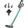 Cecotec Aspirapolvere Scopa Elettrica Senza Fili Portatile Conga Rockstar 880 X-Treme, 3in1, 480W, Motore Brushless Digitale, 150 AW, 30Kpa, Auton 100 Min, Spazzola Jalisco, Retina, Serbatoio 700ml