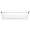 Gerlach 1760 - Stampo rettangolare in vetro borosilicato resistente al calore, 1,5 l, 25 x 11 cm, per forno, congelatore