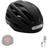 MAGIC SELECT Casco da Bici e Monopattino con Spia Rossa + Luce Anteriore Bianca. Casco MTB, Bicicletta, Scooter; Leggero con Fodera Staccabile, Guscio in PC + EPS, 14 Prese d'Aria e Cavo di Ricarica USB.
