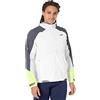 BROOKS 211406134 Run Visible Convertible Jacket Giacca Uomo White/Asphalt/Nightlife Taglia 40
