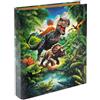 goldbuch 37 157 raccoglitore ad anelli Vulcano, dimensioni 26 x 32 x 4 cm, copertina in stampa artificiale, cucitrice con meccanismo a 2 anelli in metallo, formato DIN A4, cartella portadocumenti con