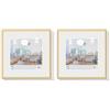 walther design cornice oro 30 x 30 cm New Lifestyle Cornice in plastica KV330G (Confezione da 2)