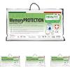 V.I.P. Very Important Pillow V.I.P. Guanciale Memory Foam Protection Saponetta con Dispositivo Medico, Made in Italy, cm 48x78 h.12 (Confezione da 4)