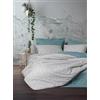Nuit Des Rêves Ranforce - Set di copertine per trapunta singola, XXL, 155 x 220 cm, 100% cotone, motivo pigmentato, lavabile in lavatrice, chiusura a bottone, morbido ed elegante