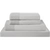Modern Threads Pacific Coast Textiles Pizzo all' Uncinetto di 4 Set Completo Lenzuolo in Microfibra, Grigio Tortora, Pezzi