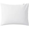 Jotex Zack Satin Federa Esclusiva Raso in Cotone Biologico Certificato GOTS Federa Cuscino Bianco, 80 x 80 cm