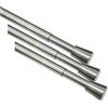 GARDINIA Bastone per tenda estensibile, Fissaggio senza trapano né viti, Acciaio inox, Diametro 23/26 cm, Lunghezza 65-100 cm (Confezione da 3)