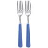 Excelsa Set Forchette in Acciaio Inox, Azzurro, 2 Pezzi