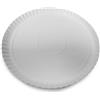 Guardini, Set di 3 vassoi tondi Ø 23 cm, Monouso, Cartoncino, 100% riciclabile, Bianco, Made in Italy, Linea Easy Bake Bio