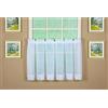 Today's Curtain Emelia Original - Coppia di ripiani in voile da 76 cm, bianco, 152 x 76 cm (lunghezza x larghezza)