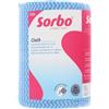 Sorbo Salviette per la pulizia su rotolo, 150 pezzi, 20 x 40 cm, per applicazioni asciutte e umide, assorbenti e versatili, utilizzabili con detergenti, pratiche per la casa e la cucina