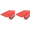 Exacompta Pro Nappe - Cod. R482521I - Tovaglia a rotolo in carta damascata 1,18 x 25 Mt - 83 coperti - Carta dal motivo universale, offre eleganza e sobrietà - Colore rosso (Confezione da 2)