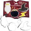 ScrapCooking 2071-4 Stampi per Biscotti Stregone - Acciaio inox, per pasticceria di compleanno