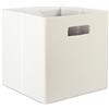 DII Poly-Cube Storage Collection - Contenitore rigido con lato rigido, pieghevole, grande, bianco sporco