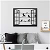 Wallity Hanah Home Elegante accessorio decorativo da parete in metallo, 50 x 38 cm, 100% metallo (1,5 mm), facile da parete, perfetto per la decorazione moderna della casa