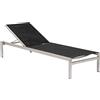 BEST Roll Sedia a Sdraio Marbella, Acciaio Inox/Nero, 200 x 67 x 33 cm, 47884051