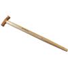 Faithfull Replacement T Handle Straight Taper for Spades, Forks & Shovels - FSC Ash Wood - 71cm (28in)