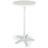 Best Duo 26587000 - Tavolino da Bar Rotondo, ø 70 cm, Colore: Bianco