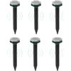 Jenmayt 6 Pezzi Repellente Ultrasuoni per Topi,Dissuasori per Talpe Professionali,IP65 Impermeabile,Scaccia Talpe Solare,per Giardini e Prati,Gopher,Serpenti
