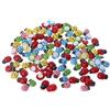VOANZO Decorazioni in miniatura Coccinella Septempunctata - 100 pezzi in resina fai da te per piccoli giardini (colore misto)